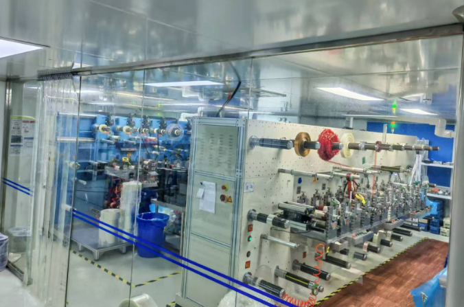 积捷光电验收无尘室，助力高洁净度模切产品生产需求